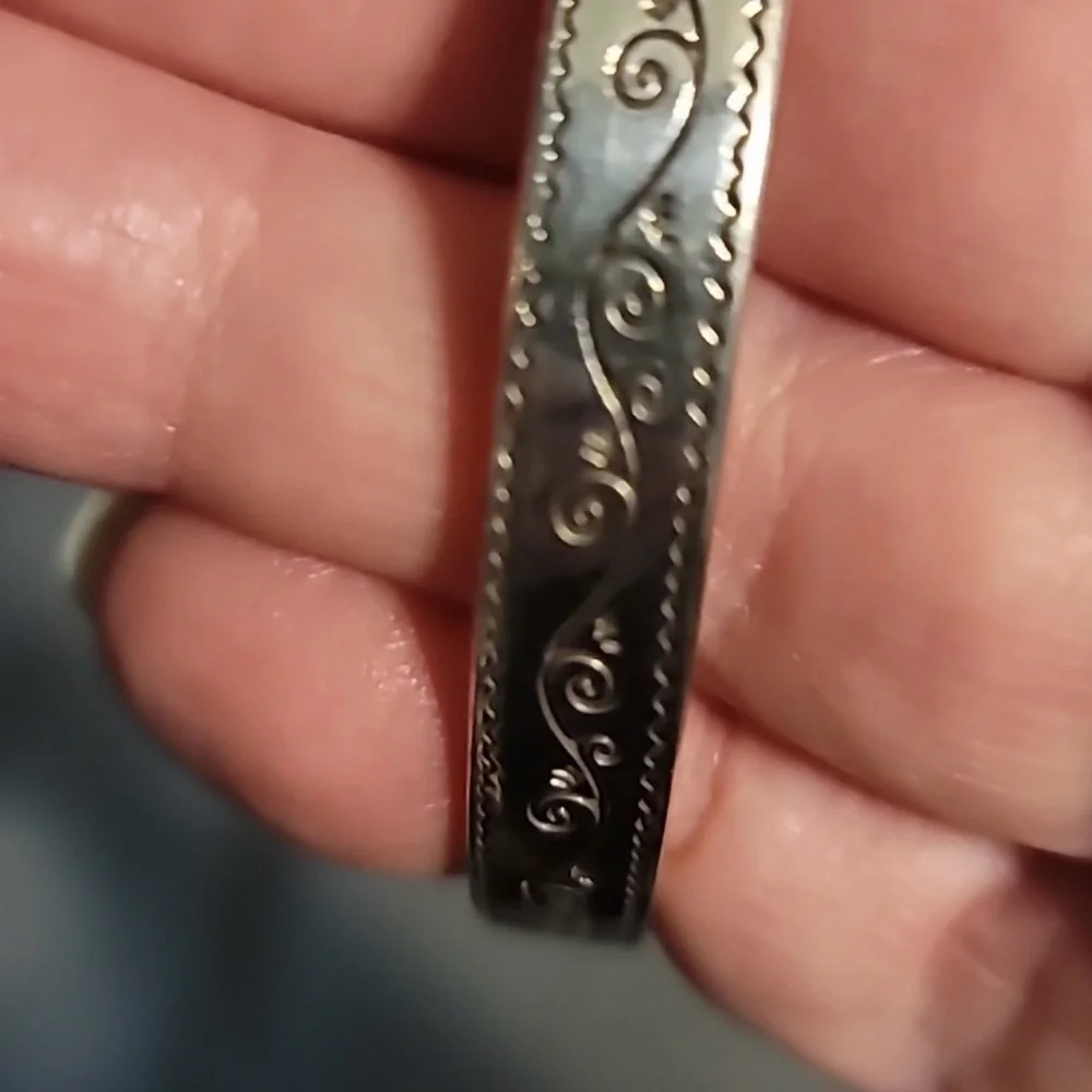 Brighton Silver Swirl Bangle - Picture 3 of 5